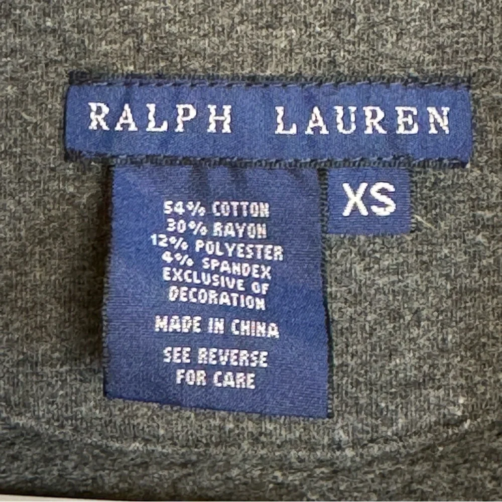 Ralph Lauren Polo Gray Women's Blazer Crest Patch Cotton Blend soft - XS - Picture 6 of 6